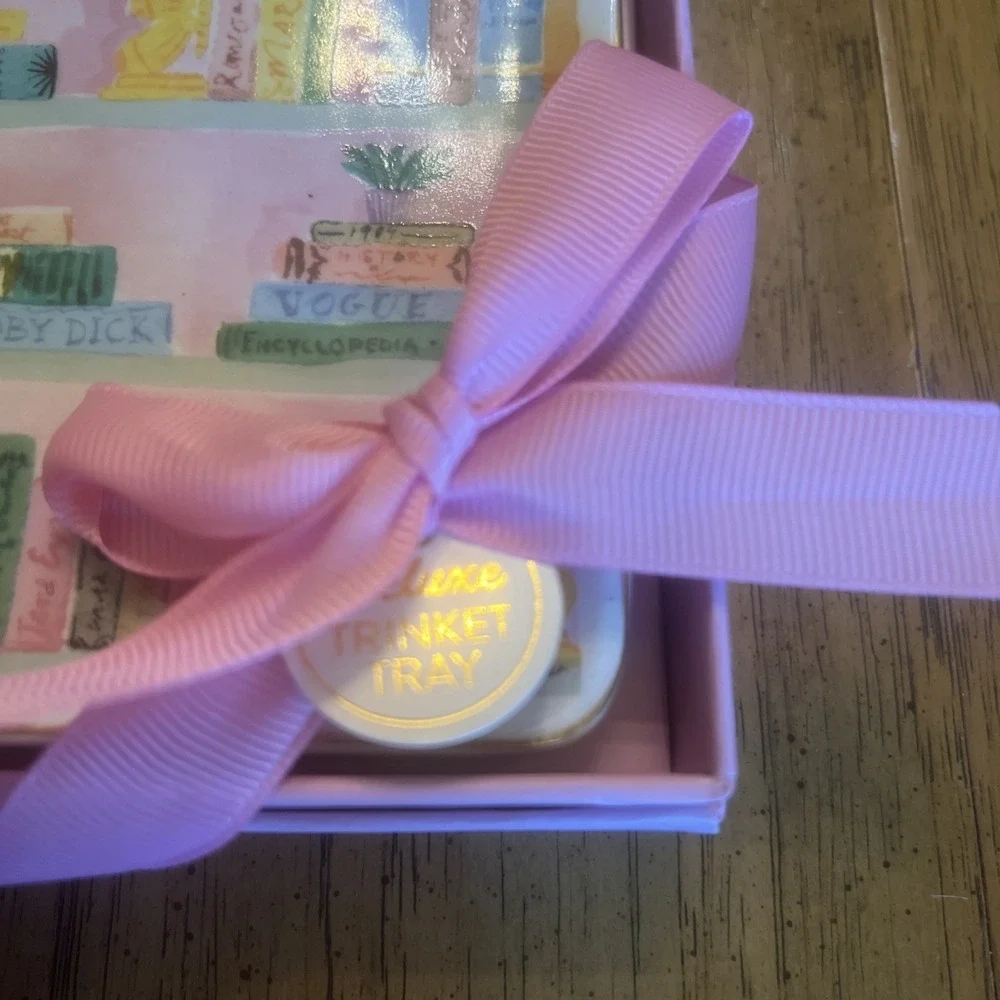 Eccolo Book Shelf Club Library Classics Jane Austen Deluxe Trinket Jewelry Tray